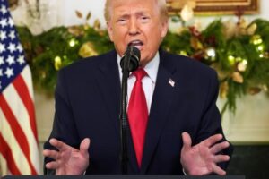 트럼프 대국민 연설에서 경제 성과 주장