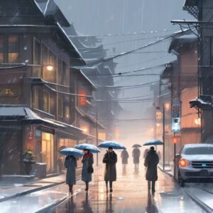 수도권, 추위 누그러졌지만 눈·비로 주의보