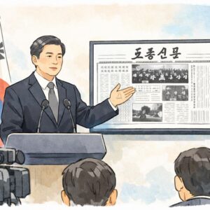 정부, 노동신문 접근 개방 발표하고 지시 주장에 반박