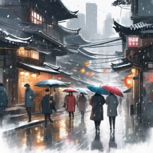 강추위 물러나 중부 비·눈 내리고 강원 산지 눈 집중